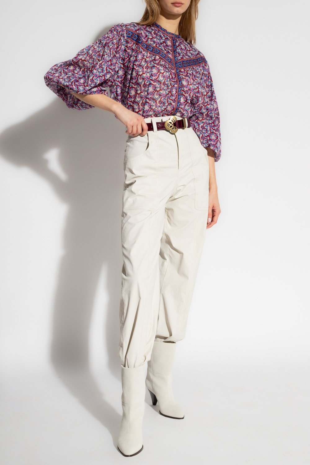 Purple 'Salika' shirt Isabel Marant Étoile